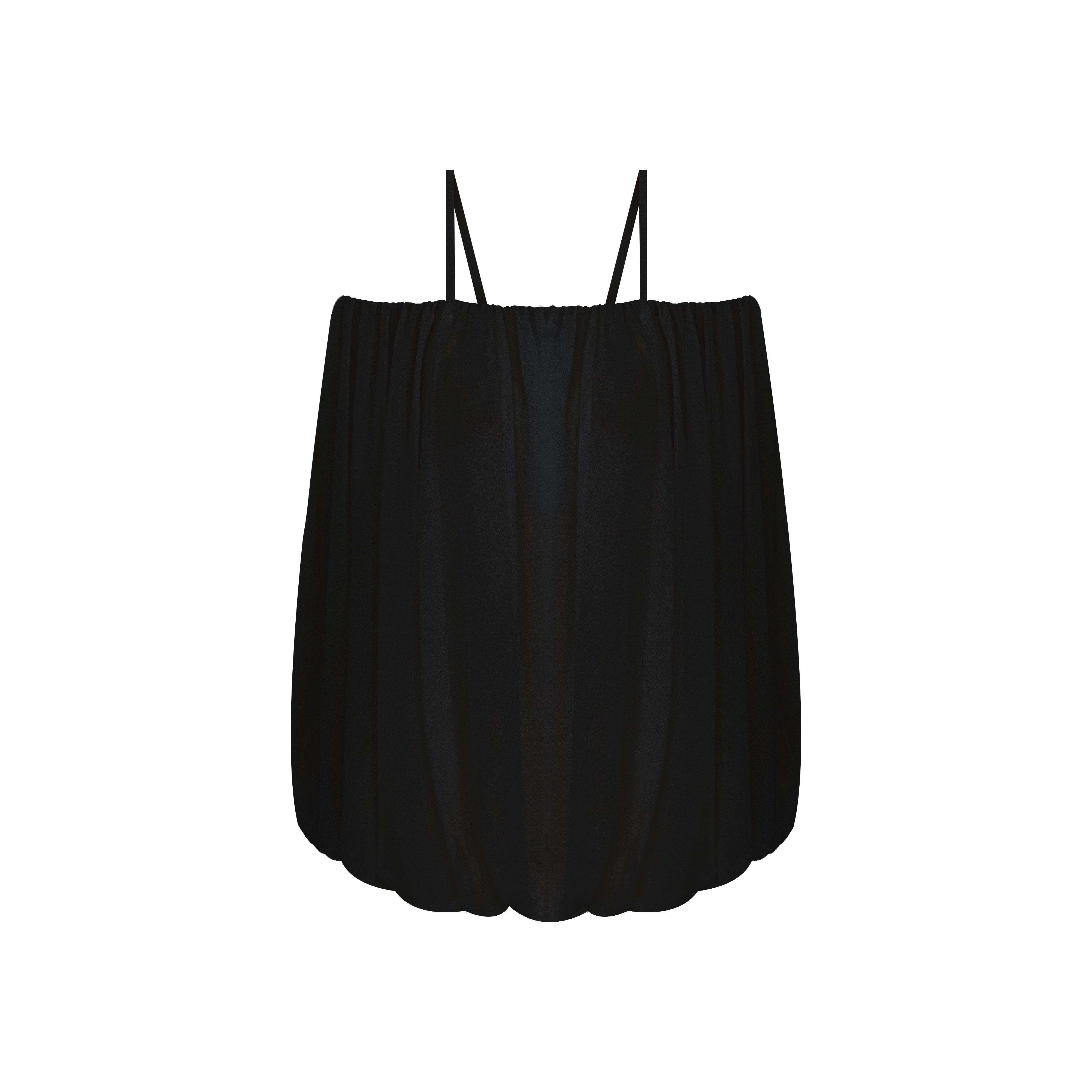blusa balonê preto