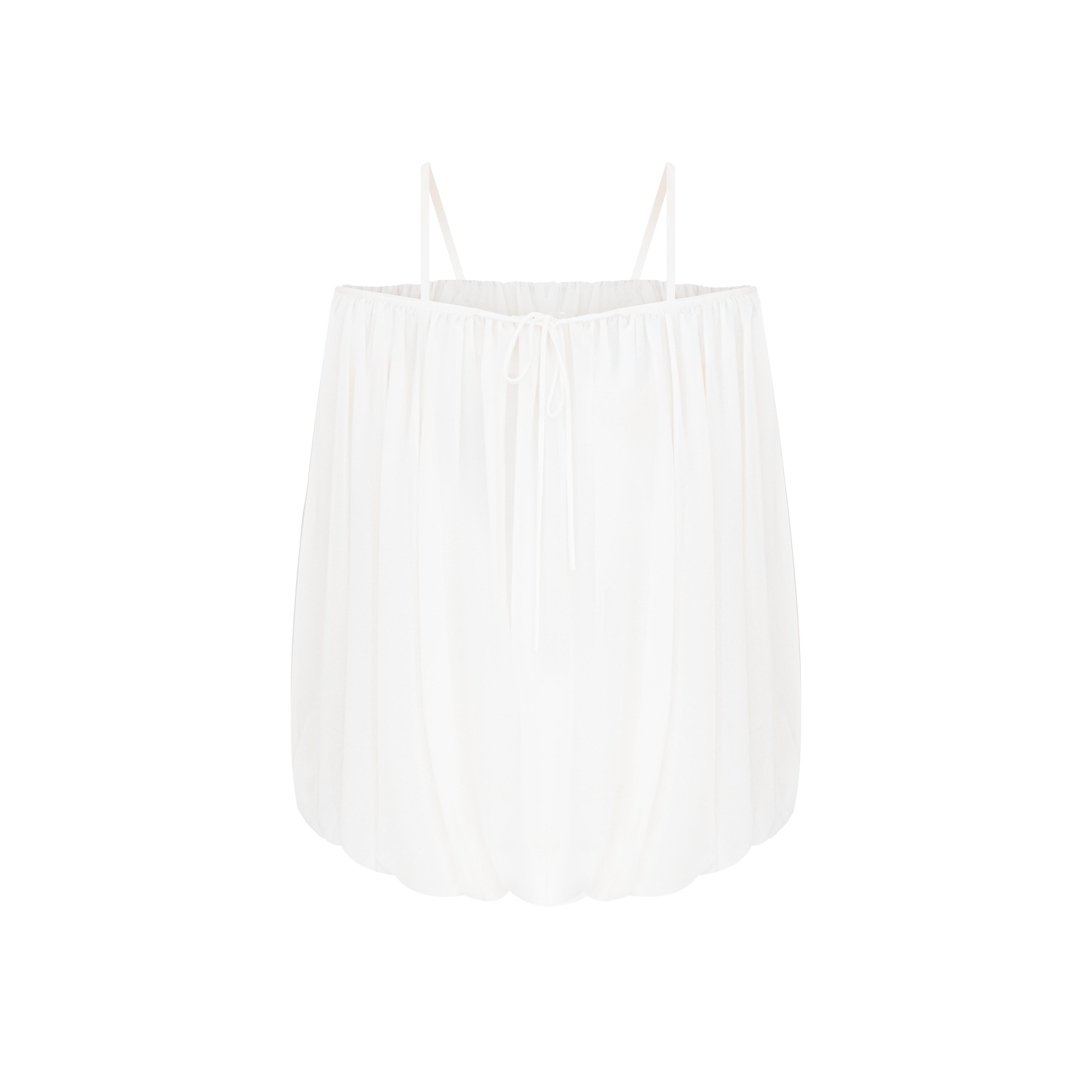 blusa balonê off white