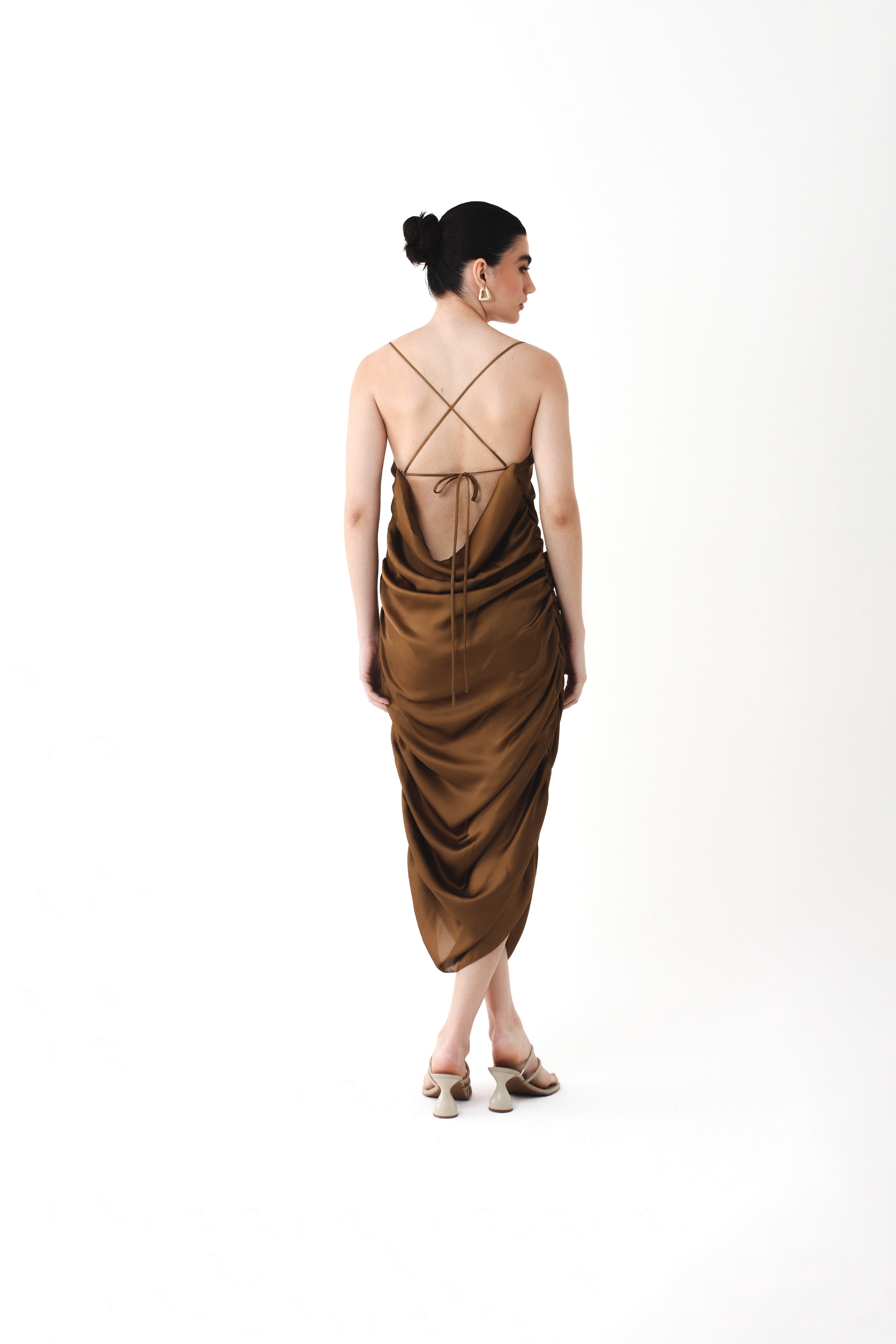 vestido longo echinus
