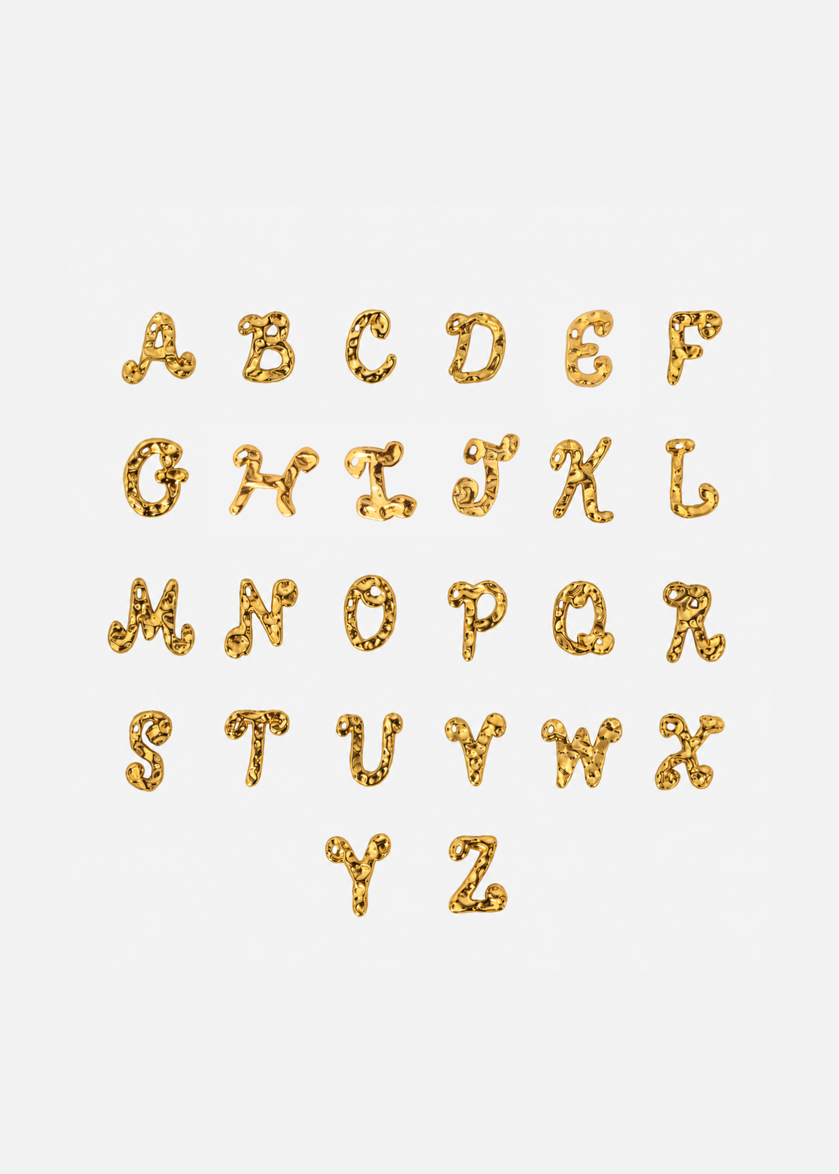 letras iniciais