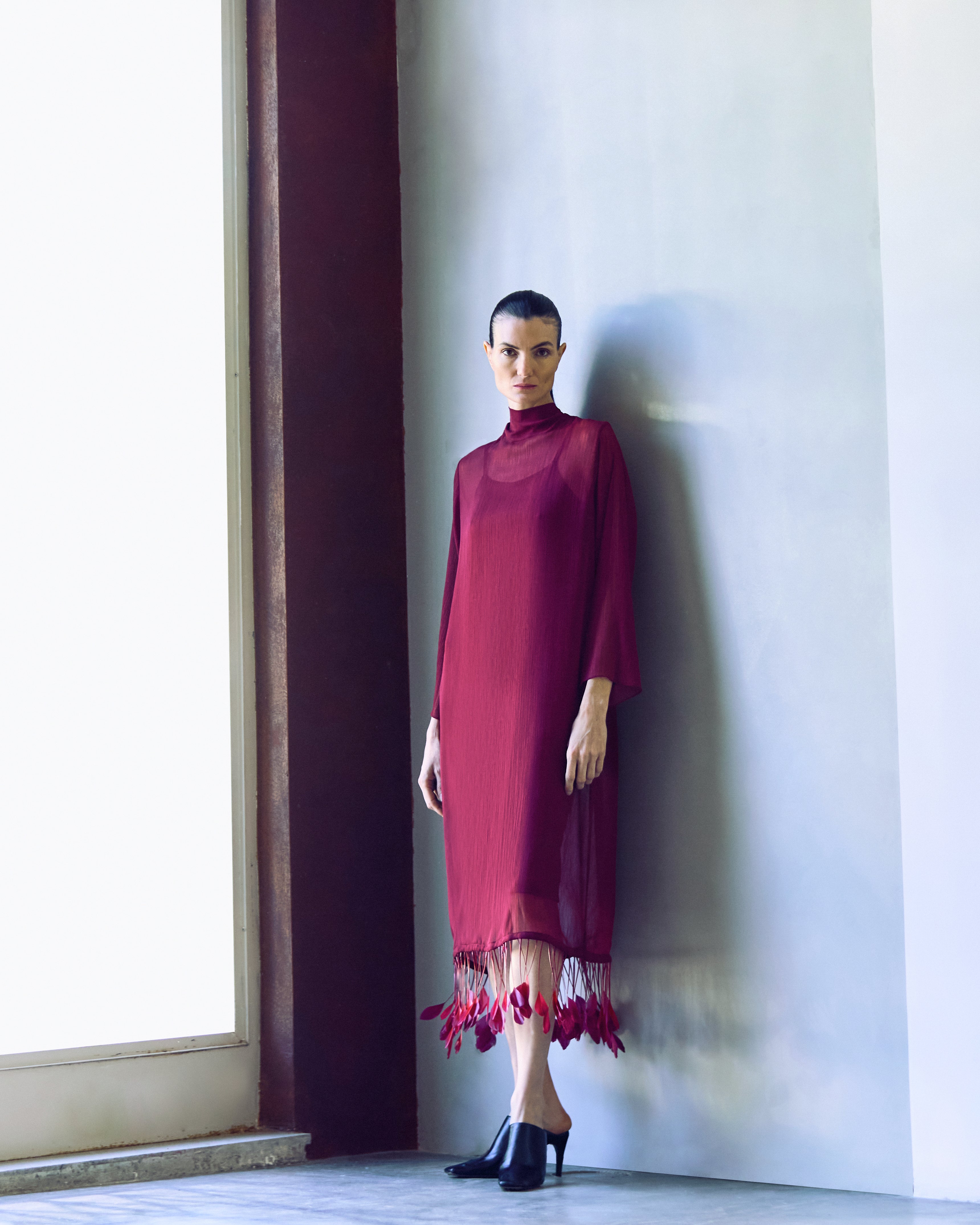 vestido jurema vinho