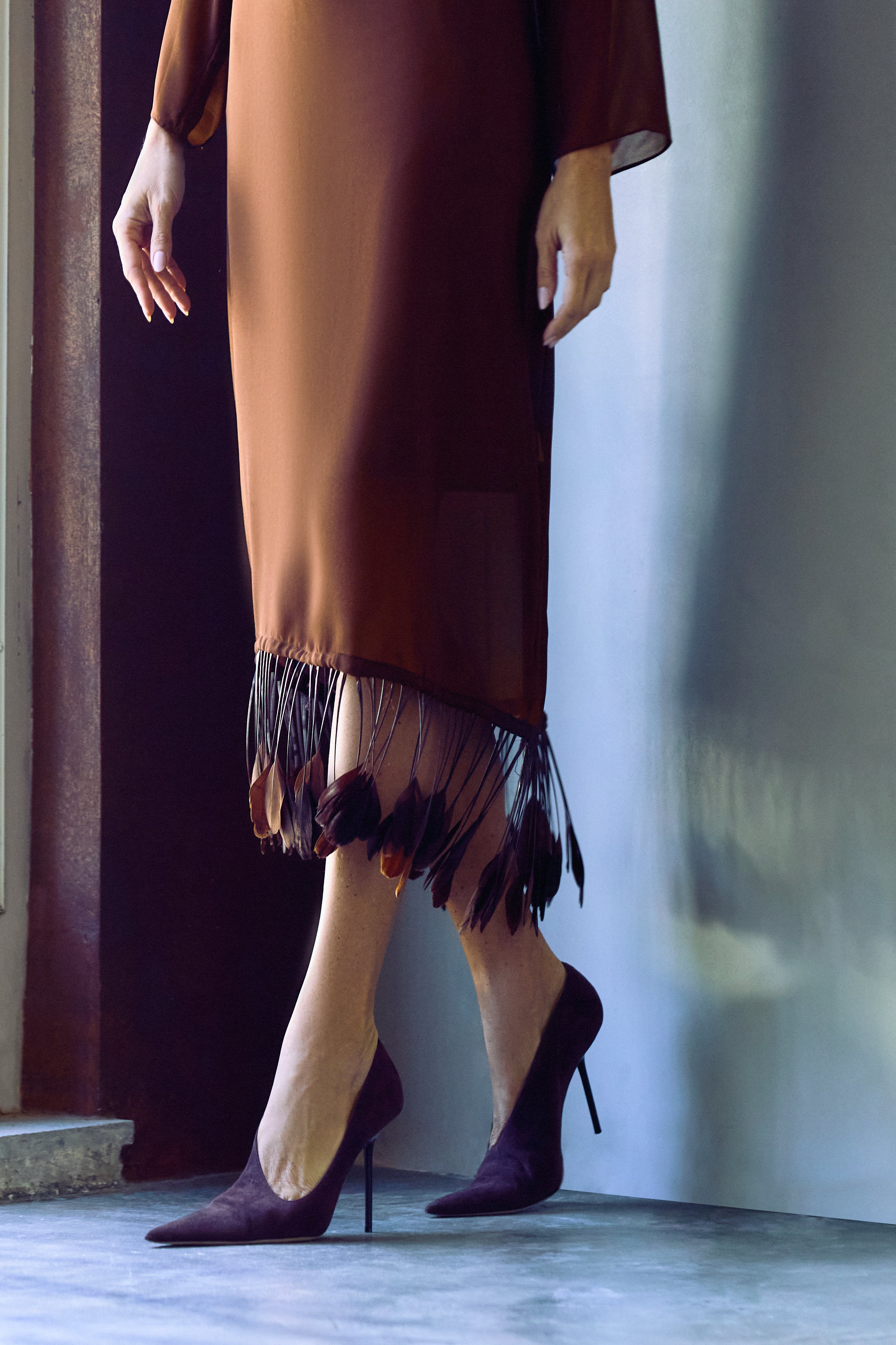 vestido jurema marrom
