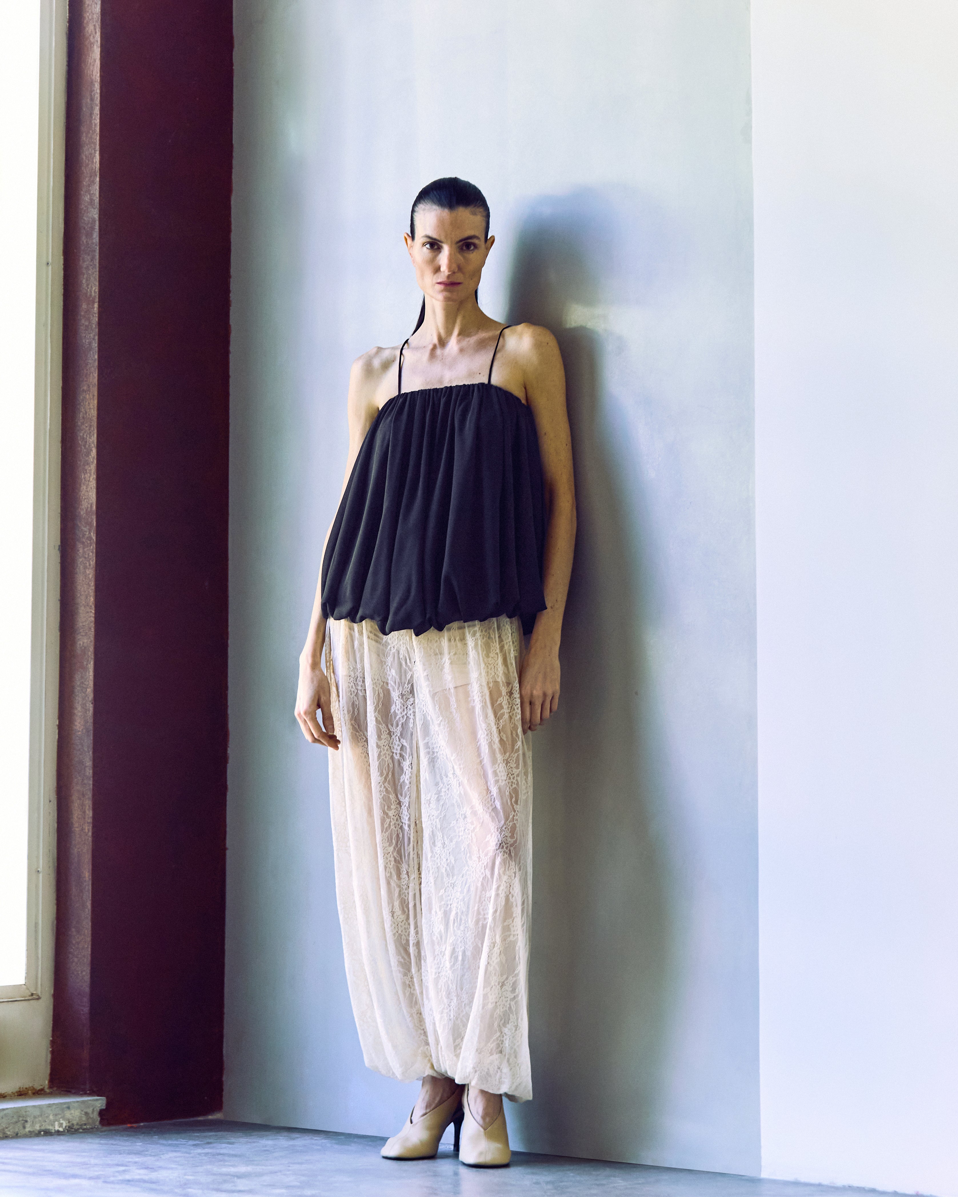 blusa balonê preto