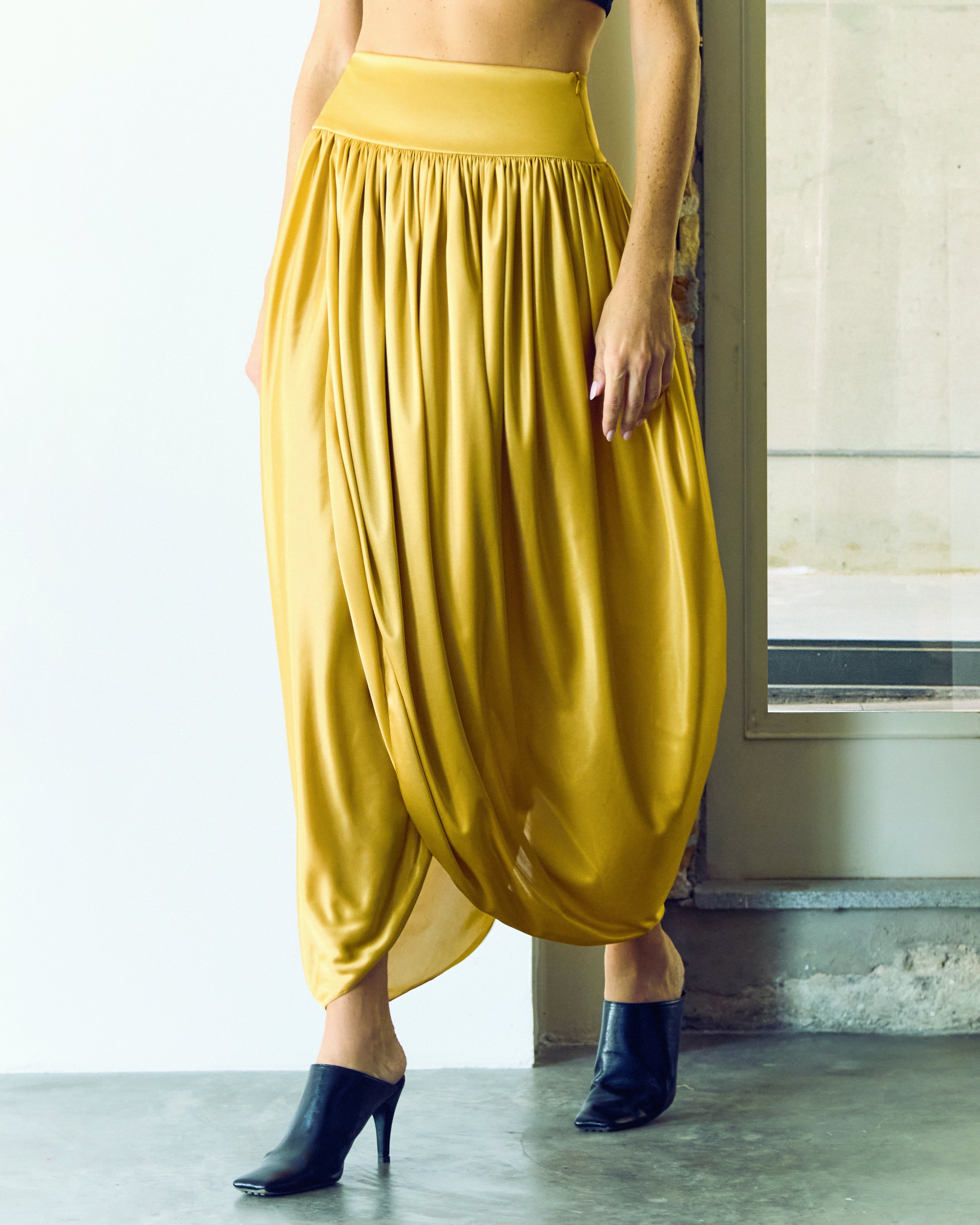 saia drapped alga dourado