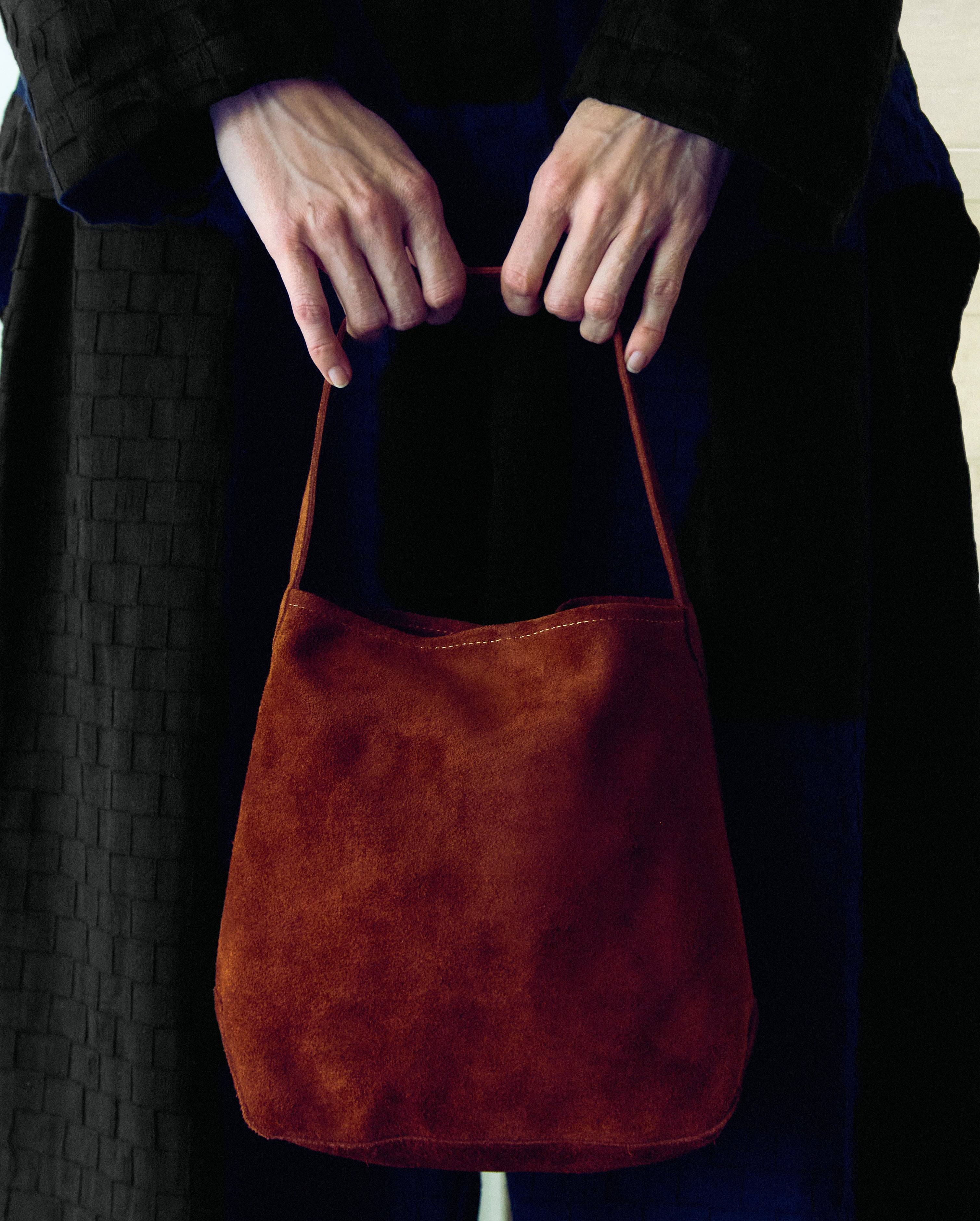 mini tote camurça