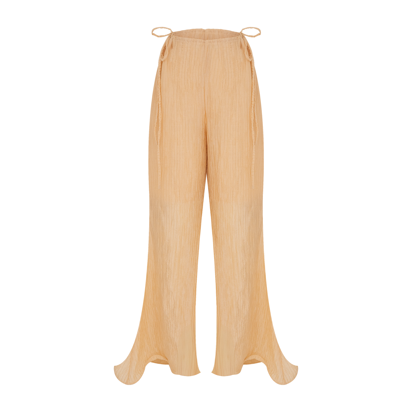 calça pleats ondas