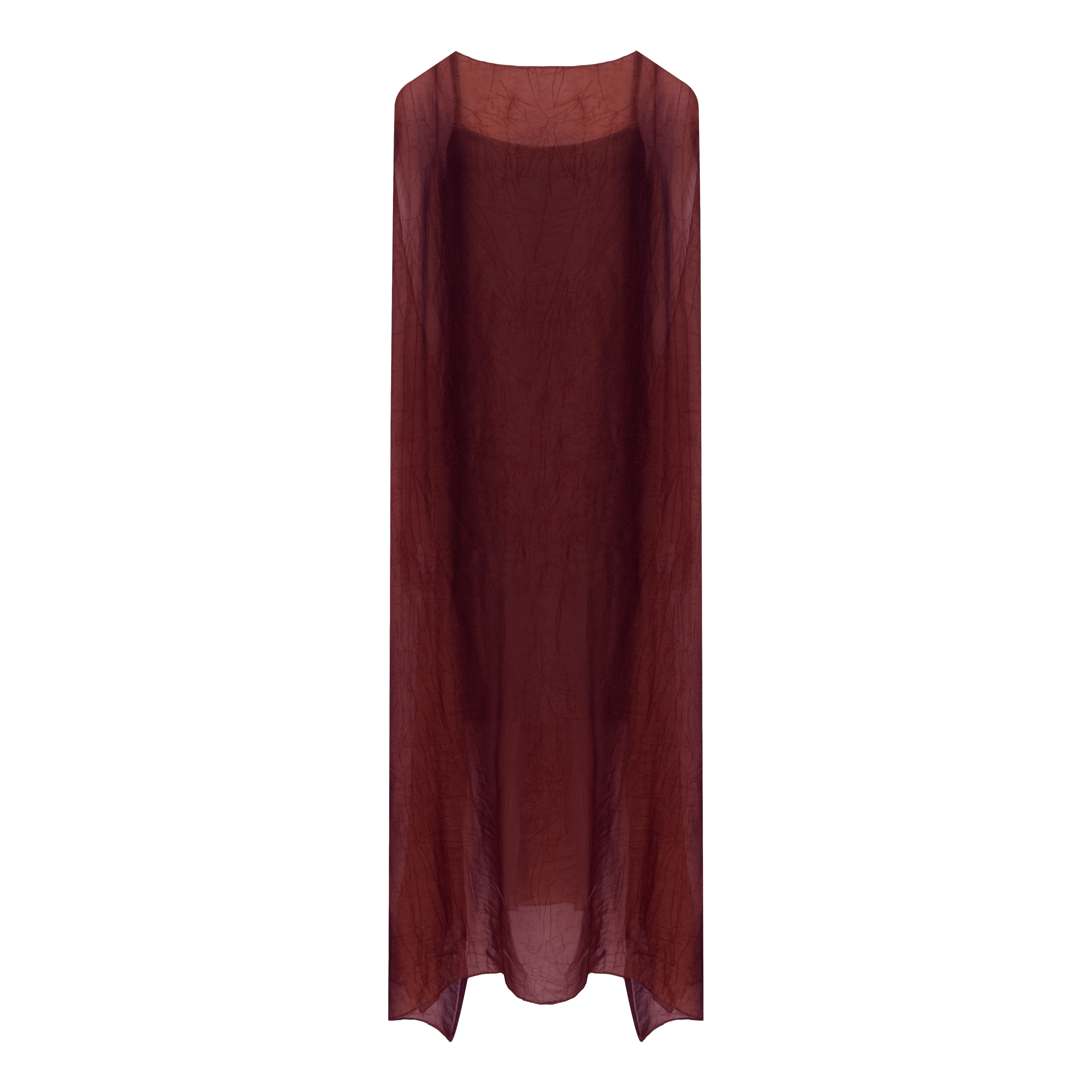 vestido basic cecilia marsala