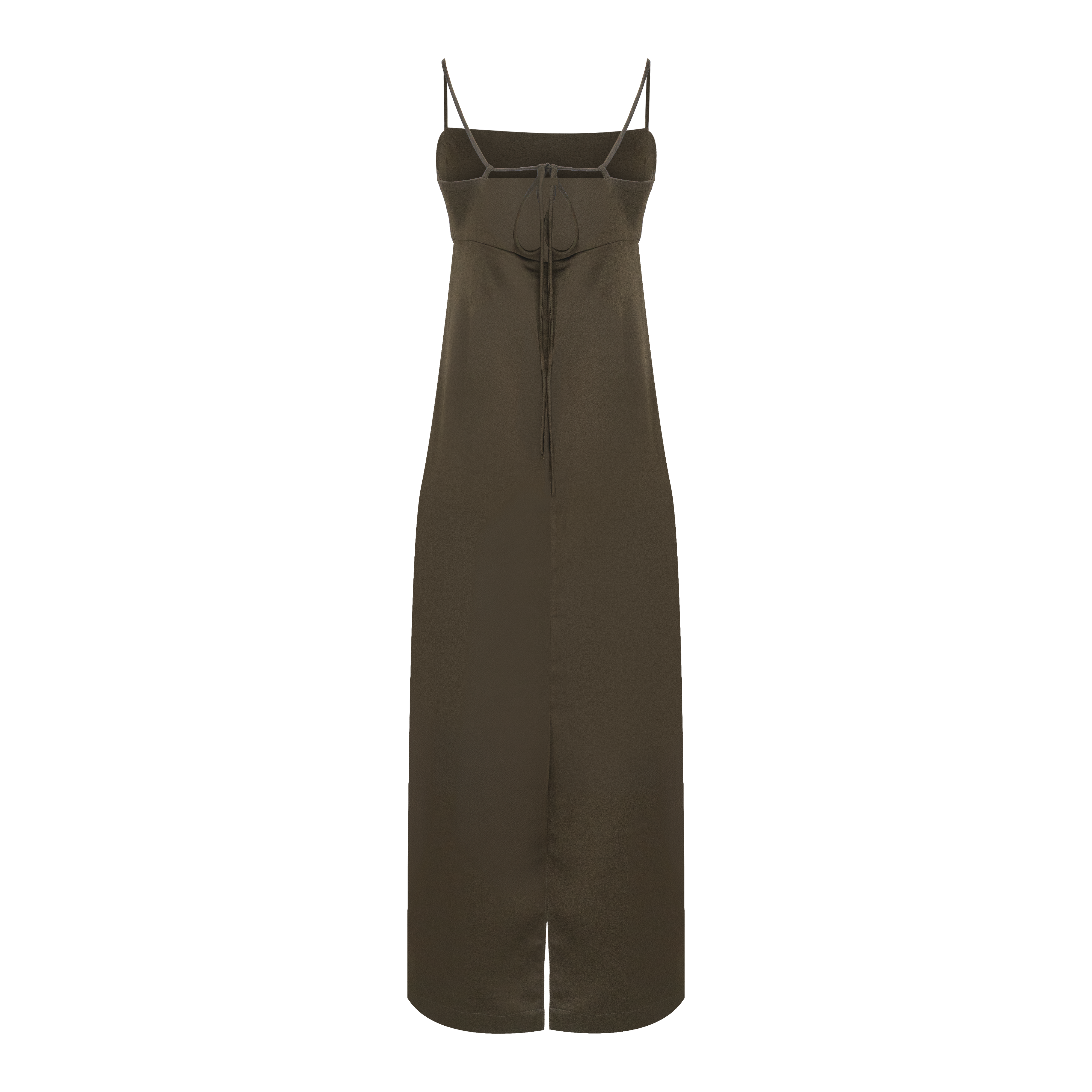 vestido cafezal com echarpe verde