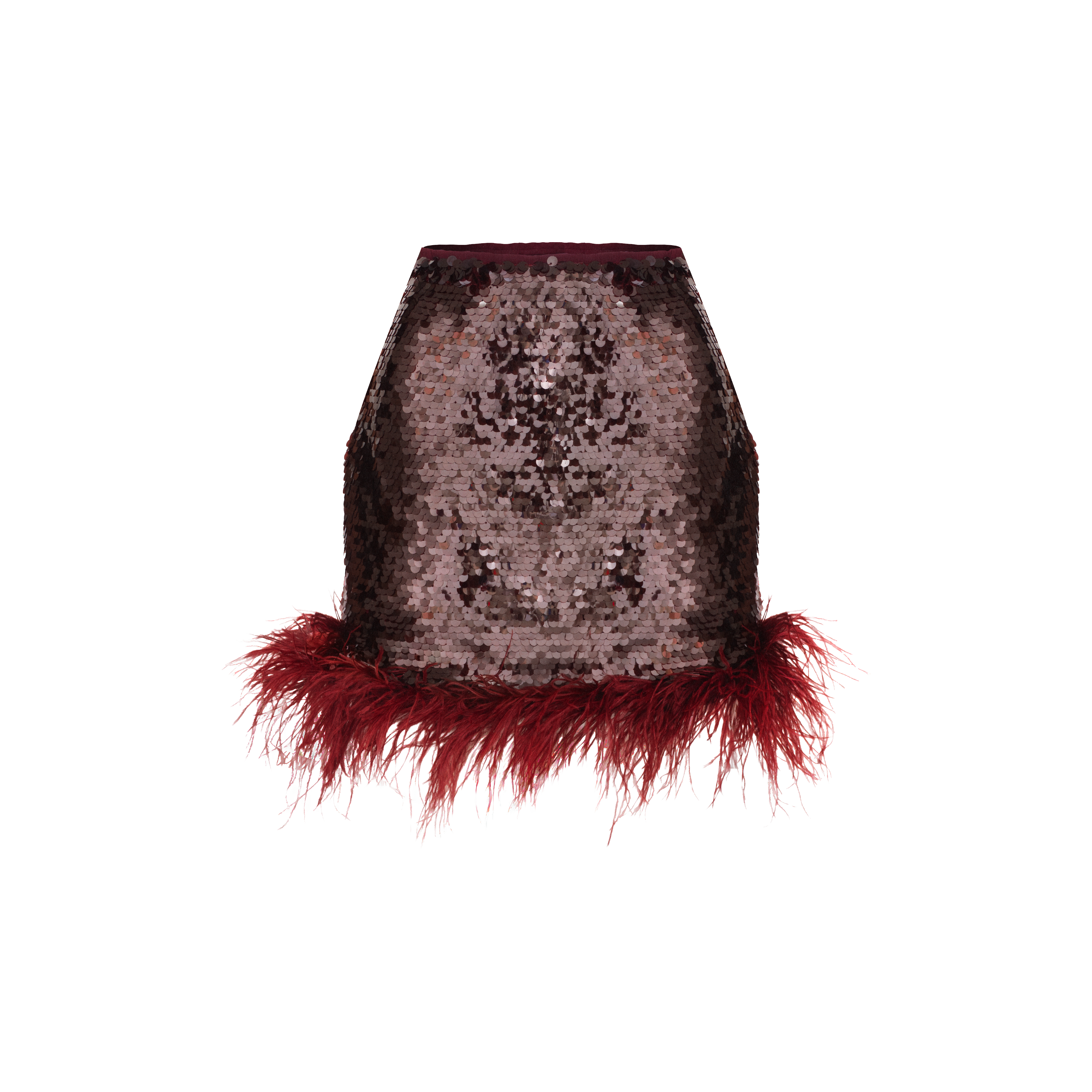 mini saia colombina vinho