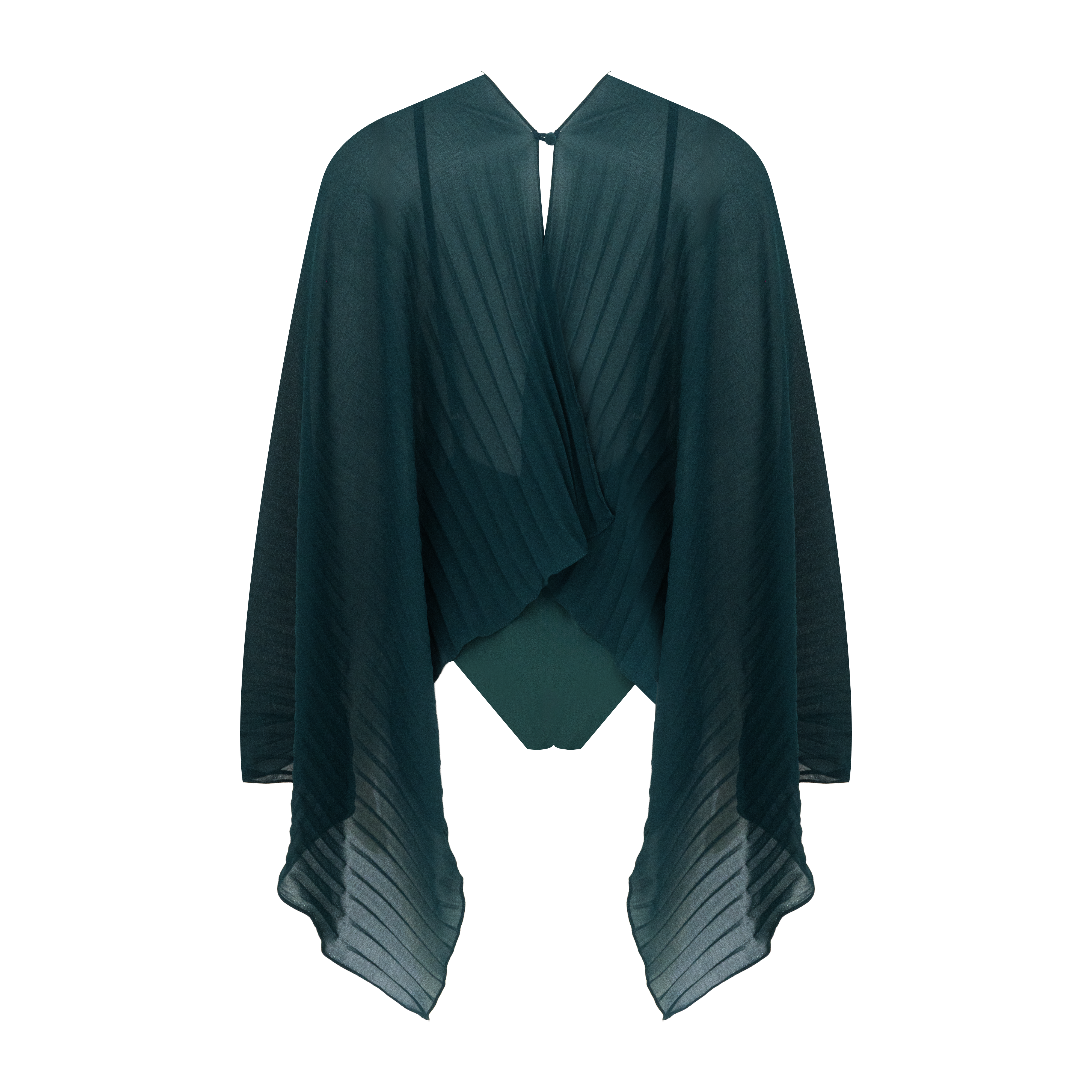 body pleats frevo verde campo