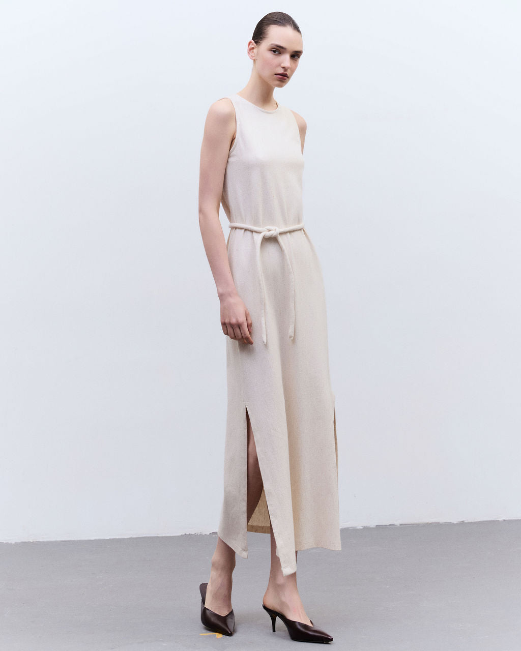 vestido coluna moletom