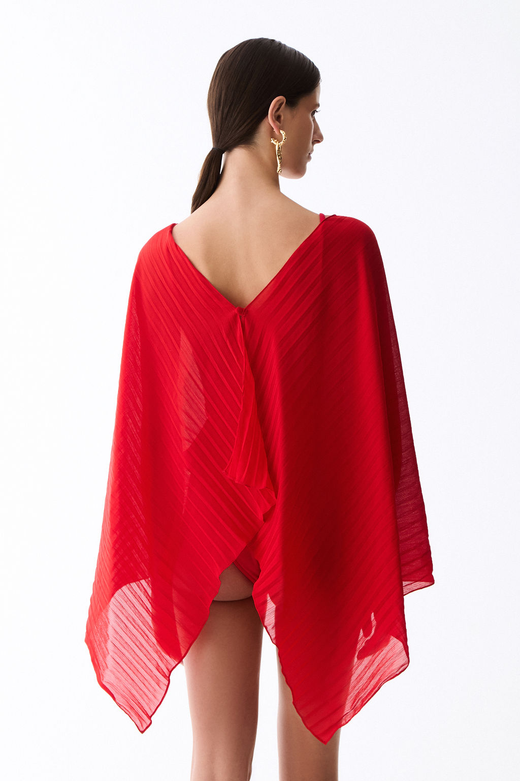 body pleats frevo vermelho