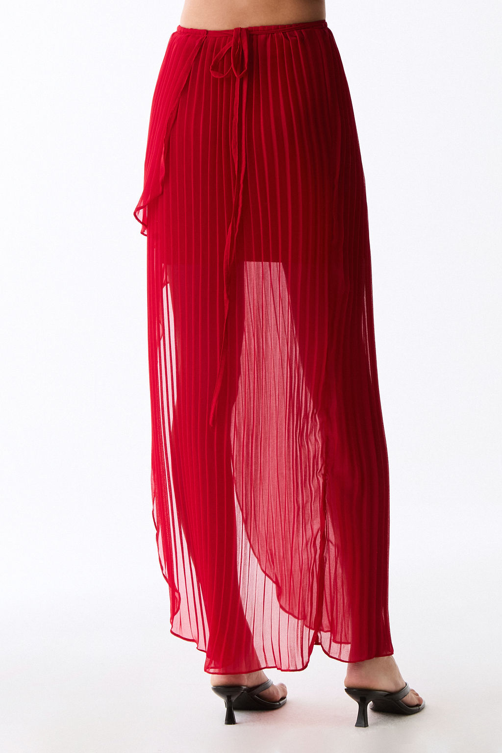 panneau pleats vermelho