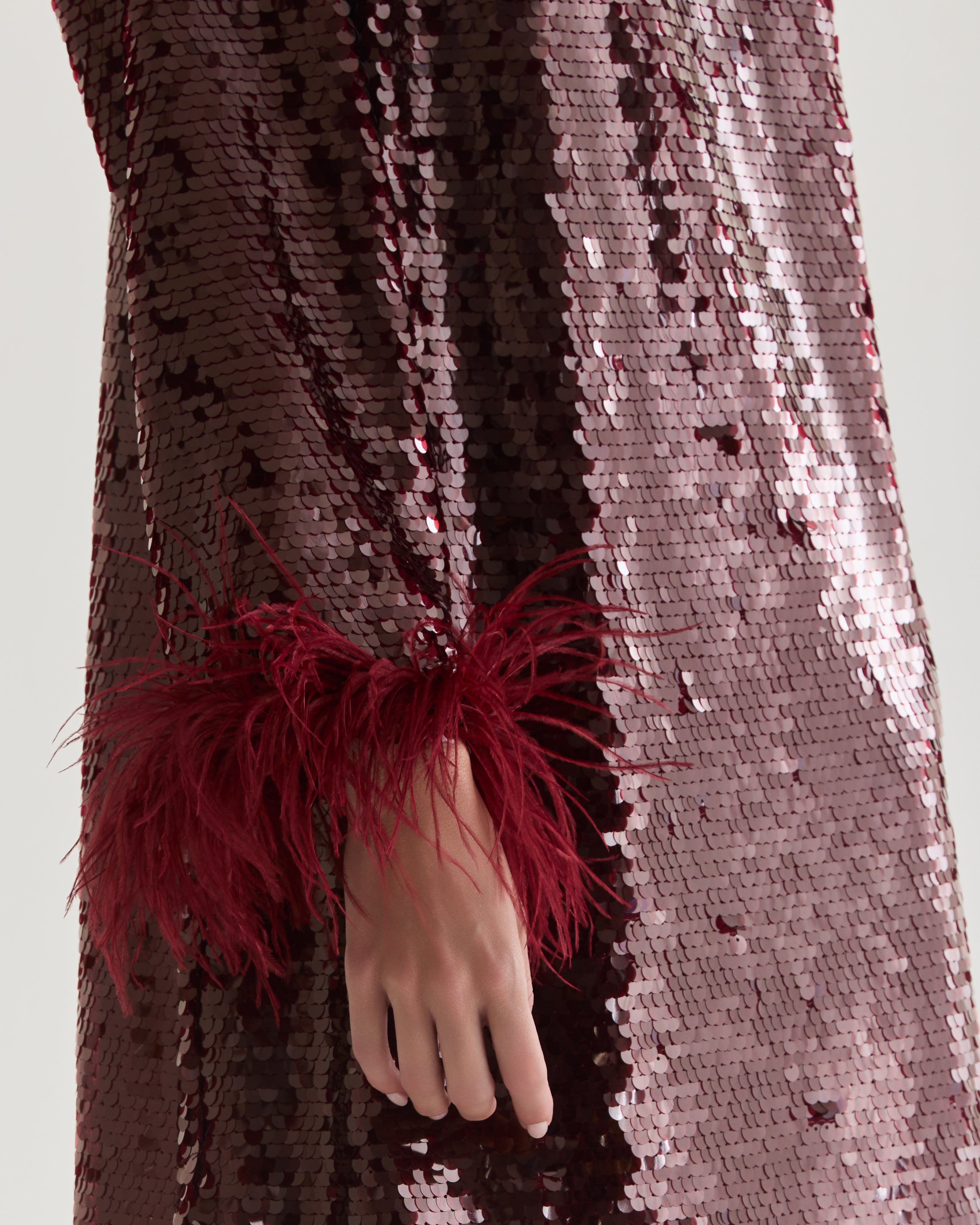vestido colombina vinho