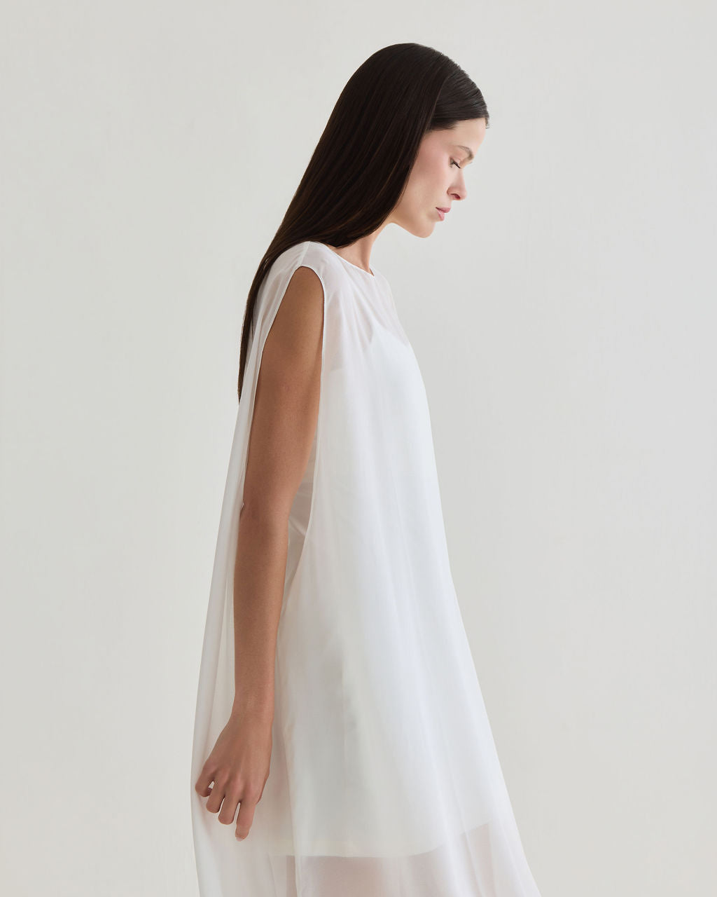 vestido basic cecília off white