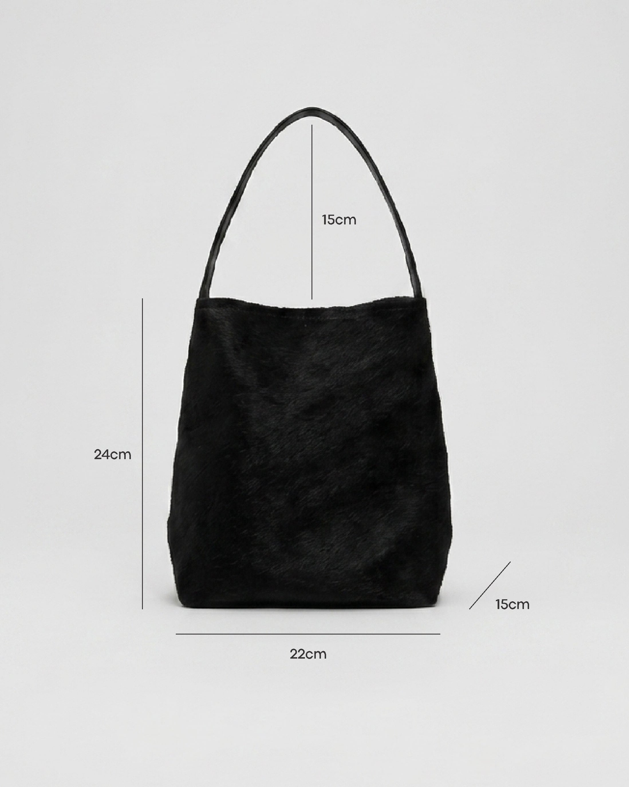 mini tote pelo