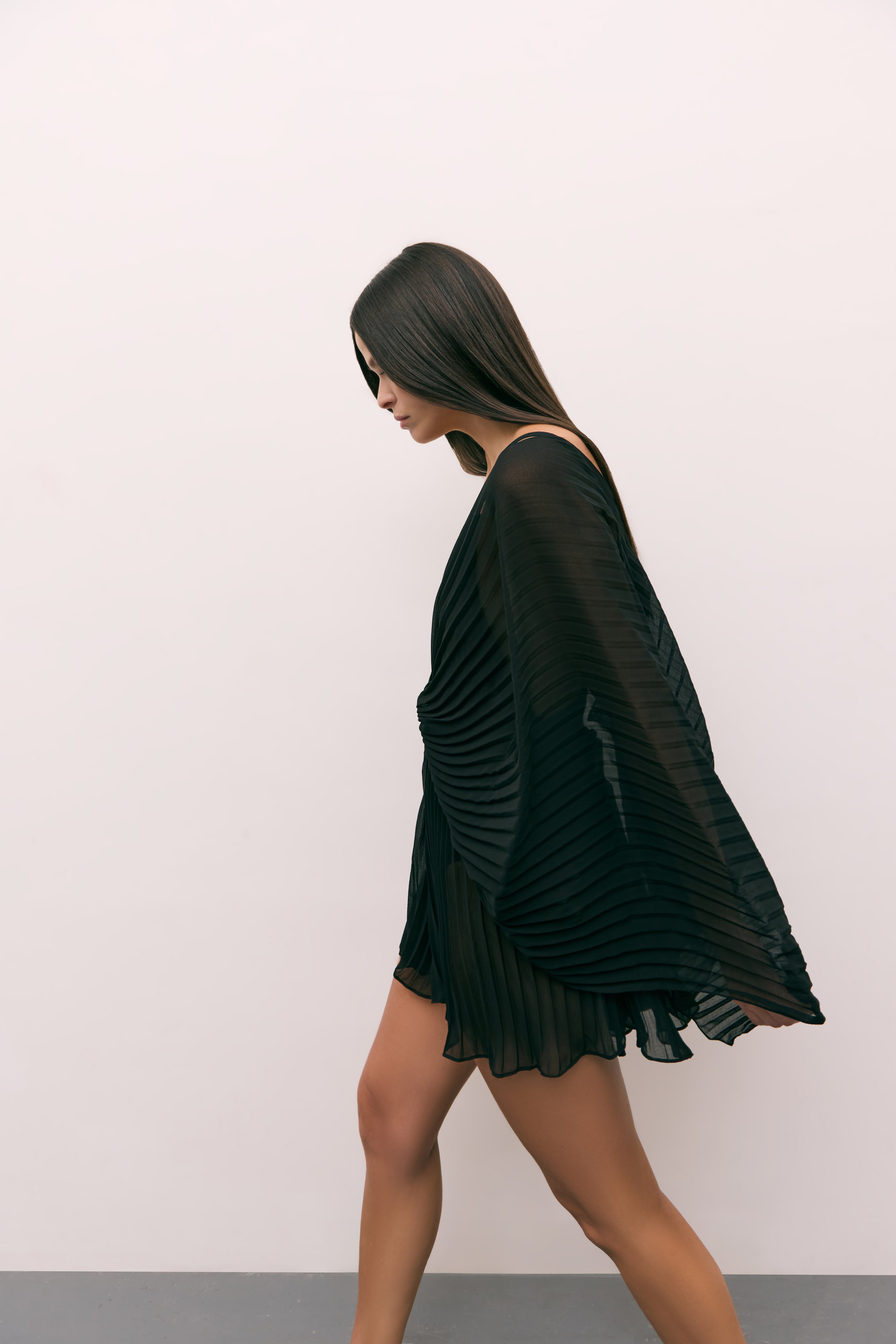 body pleats frevo preto
