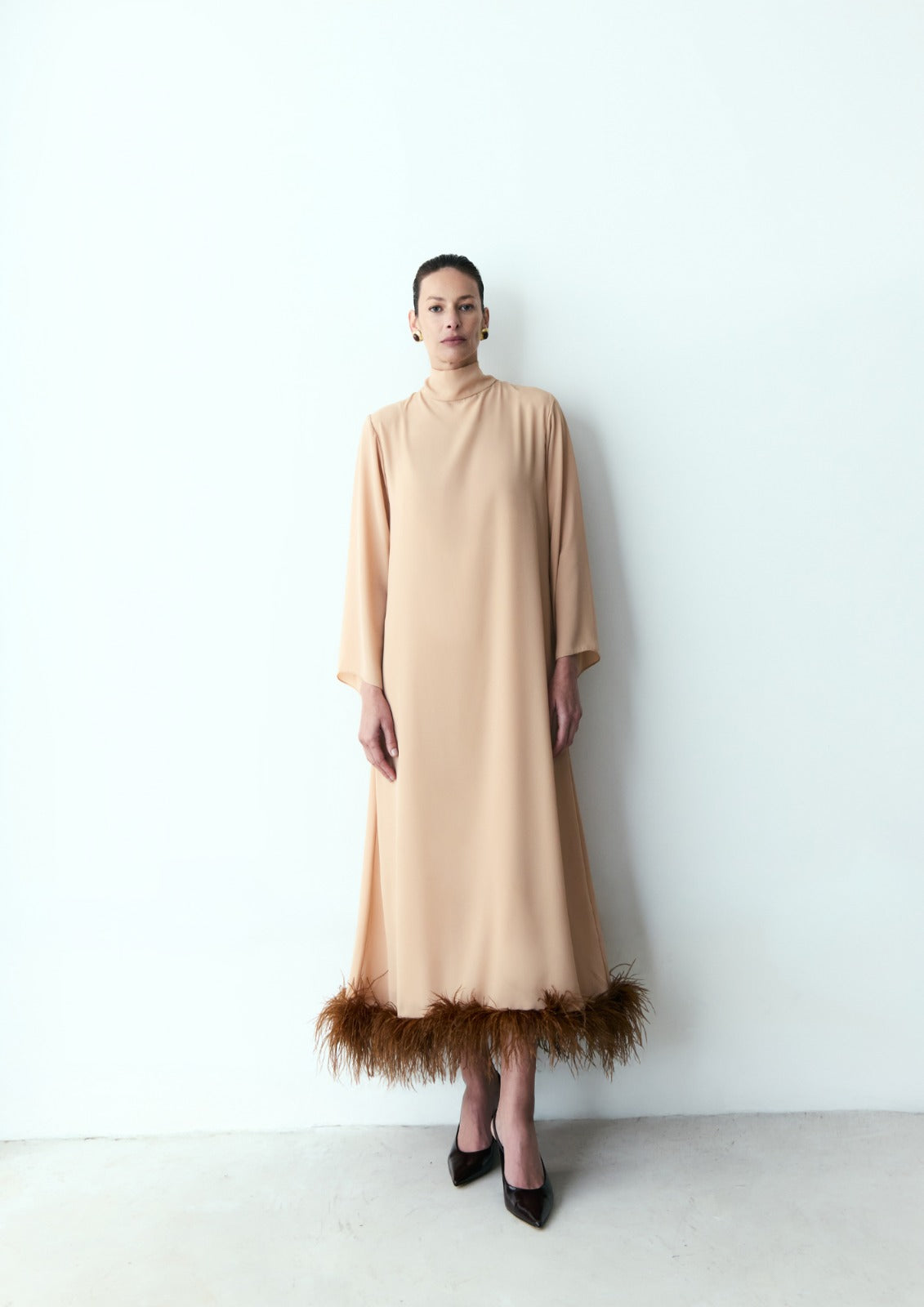 vestido herbal rosê