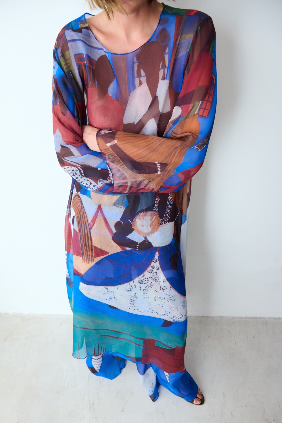 vestido longuete orixás