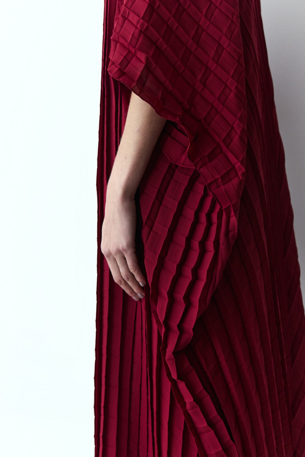 kaftan pleats xadrez
