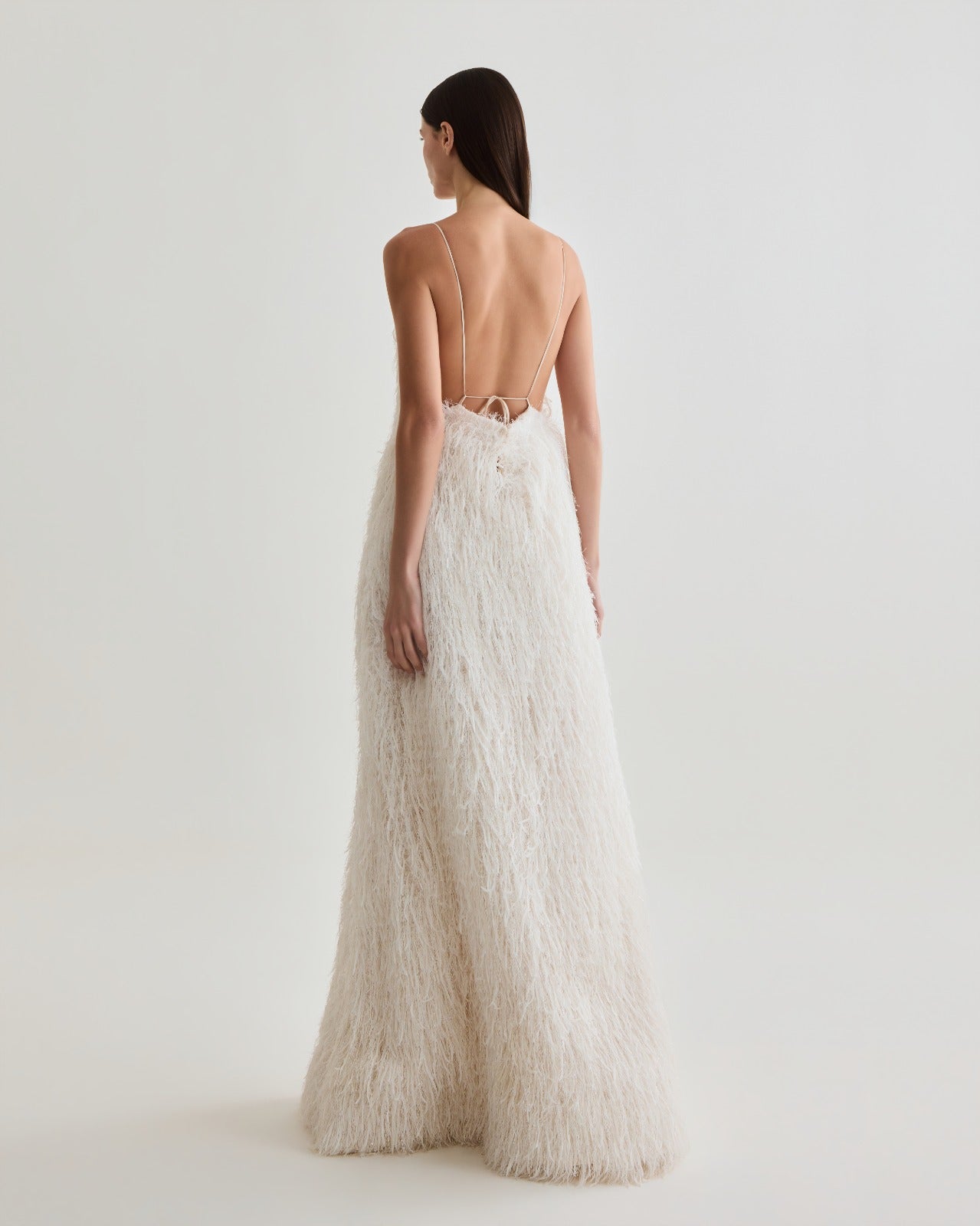 vestido longo egretta
