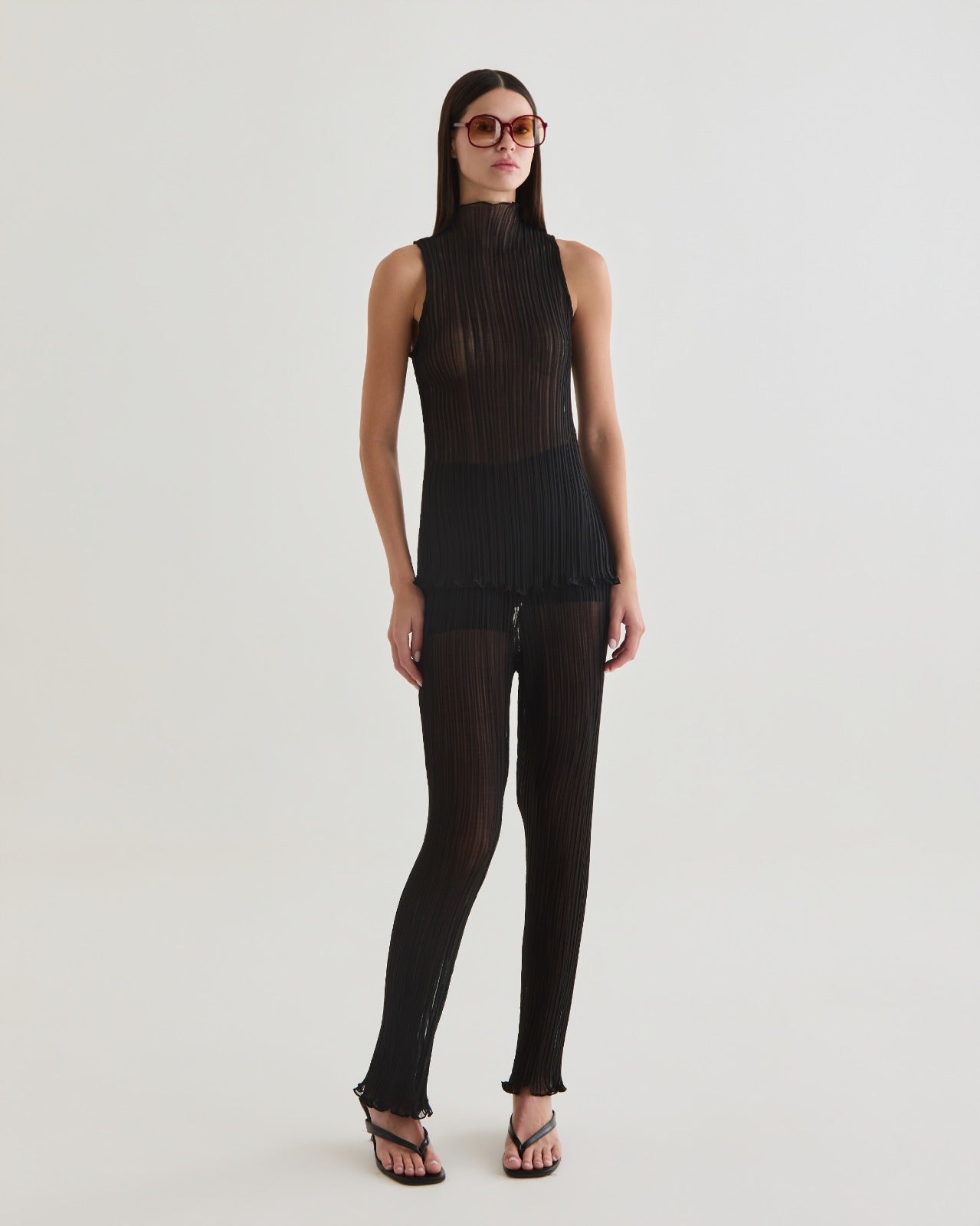legging flower preto