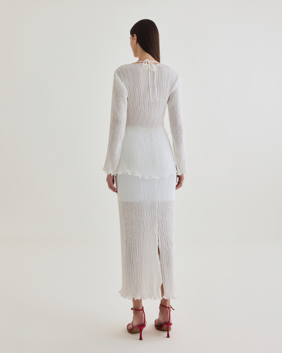 saia midi flower off white