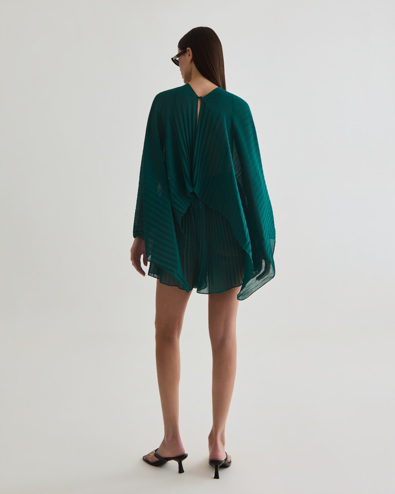 body pleats frevo verde campo