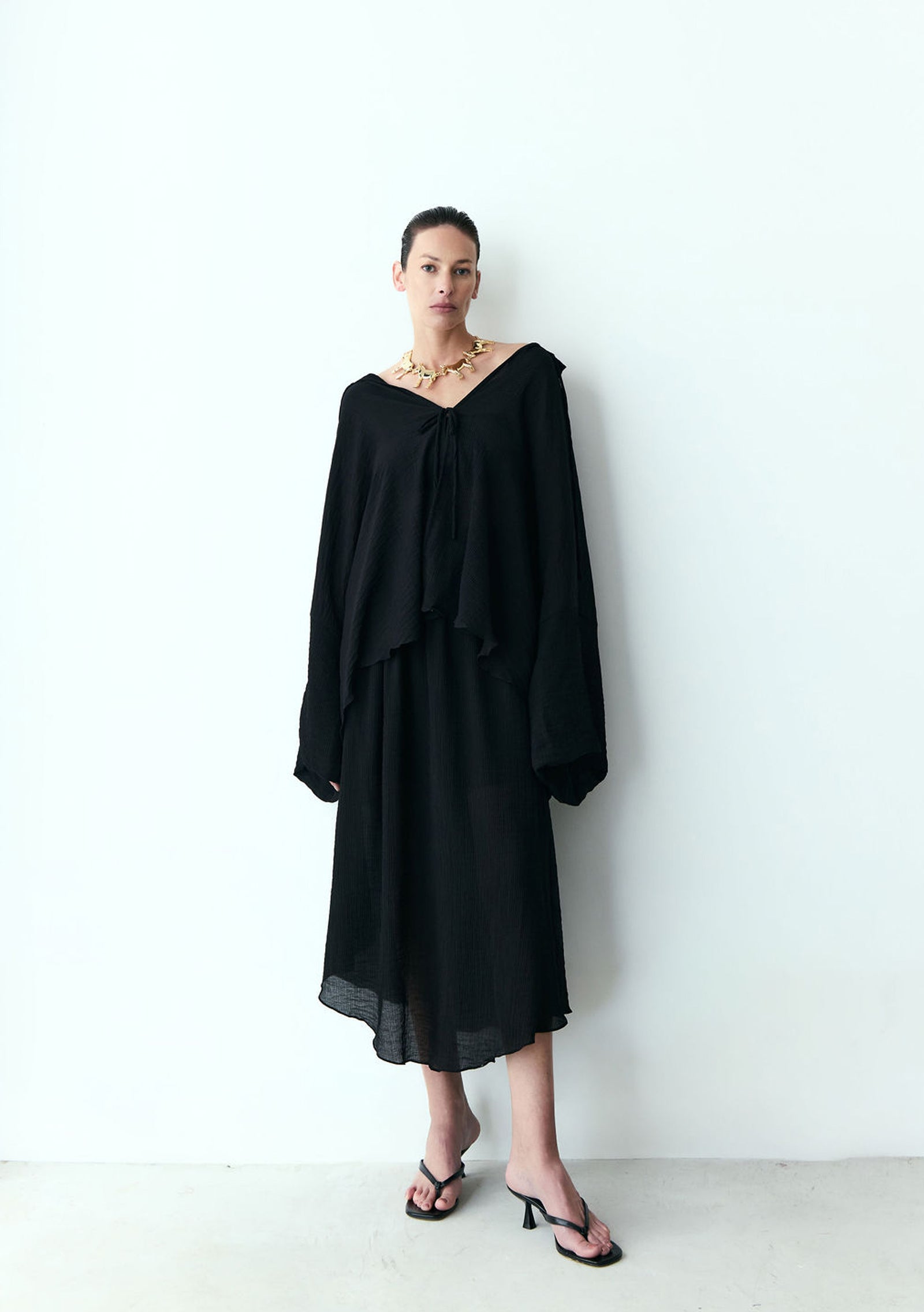 kimono arrozal preto