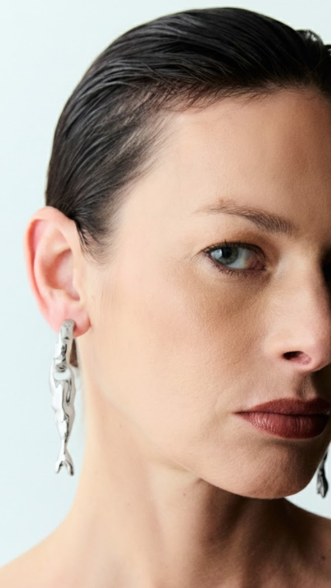 Argola Peixe Prata P