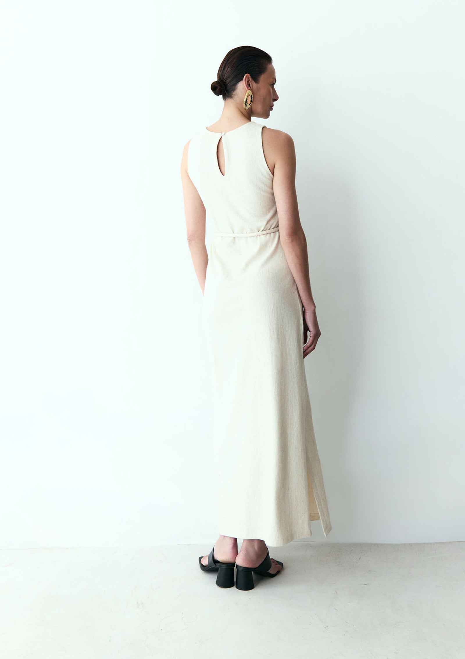 vestido coluna moletom
