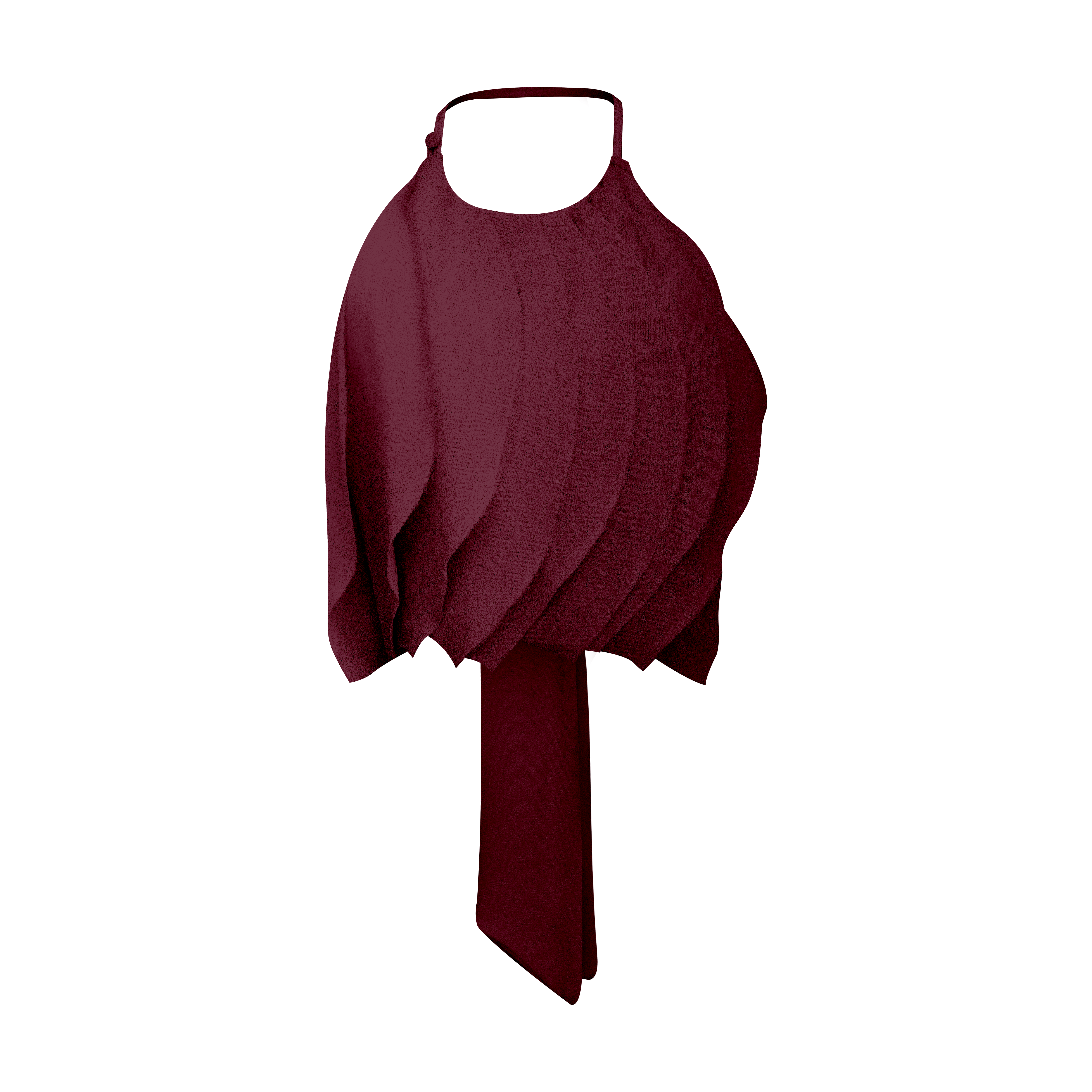 blusa frente única pote vinho