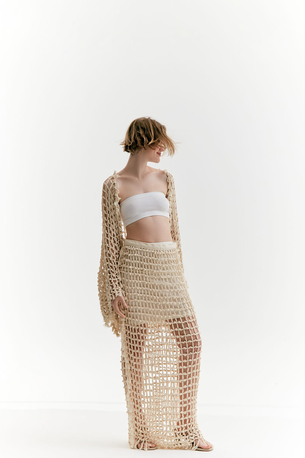 fishnet skirt - marina bitu for kopenhagen