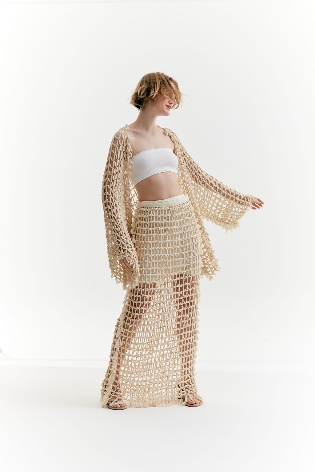 fishnet skirt - marina bitu for kopenhagen