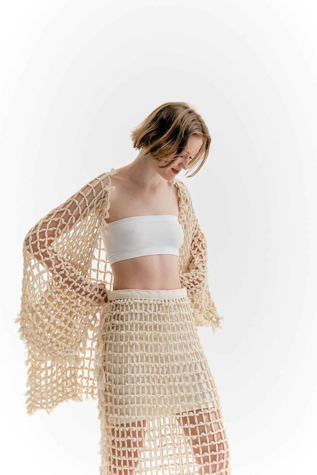 fishnet skirt - marina bitu for kopenhagen